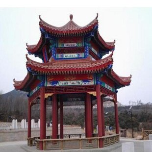供西宁古建筑和青海古建凉亭