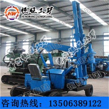 公路护栏打桩机