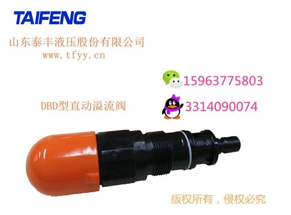 DBD型的直动式溢流阀厂家|泰丰股份|DBD型的直动式溢流阀报价