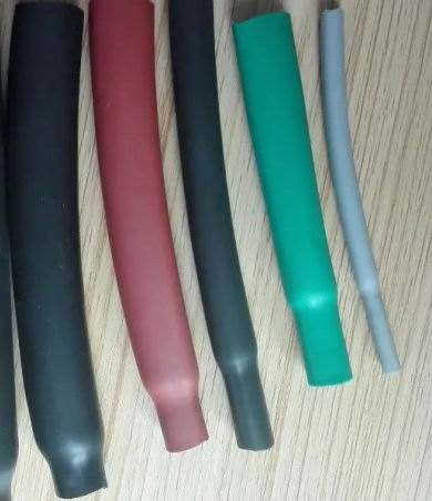 彩色带胶热缩管，带胶透明热缩套管，厂家直销透明热缩管