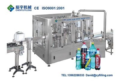 苏州含汽饮料生产线多少钱-辰宇饮料包装机械告诉你价格
