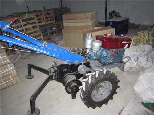 电力施工专用12马力手扶拖拉机绞磨