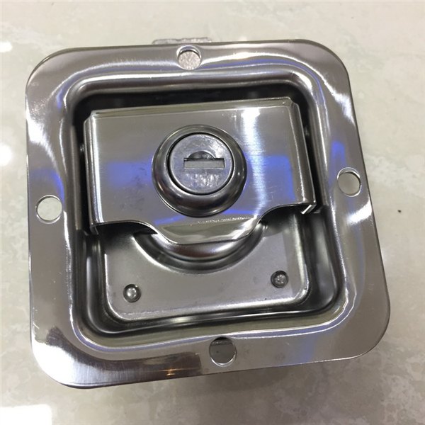 正方形工具箱锁，皮卡车工具箱锁，不锈钢面板锁