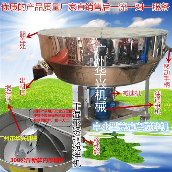 华兴机械,干湿搅拌机产地,干湿青草搅拌机