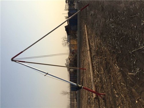 厂家直销路灯杆人工立杆机