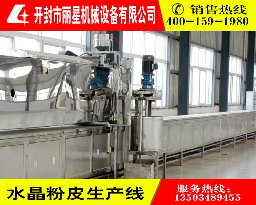 河南丽星新型粉皮生产线