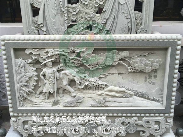 青石浮雕板 古建石材浮雕 福建浮雕一线厂家