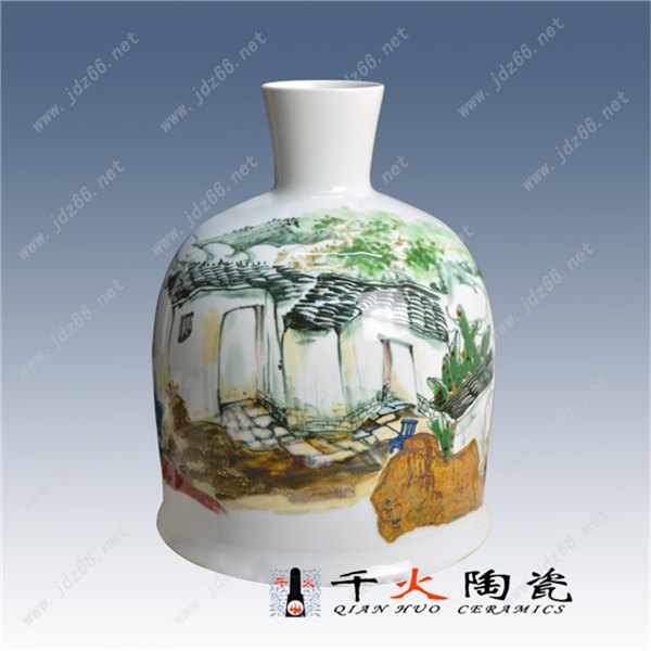 家居花瓶批发厂家手绘陶瓷花瓶图片