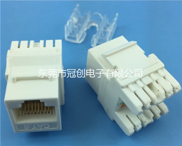 CAT6E网络RJ45模块/超6类网络RJ45模块插座