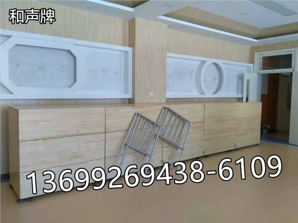 和声牌木质伸缩式台阶 抽拉式大合唱台阶 实木樟子松合唱台