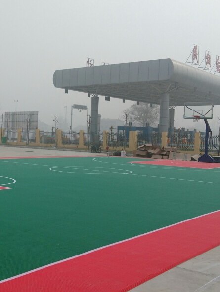 新乡安阳鹤壁硅pU悬浮式篮球场