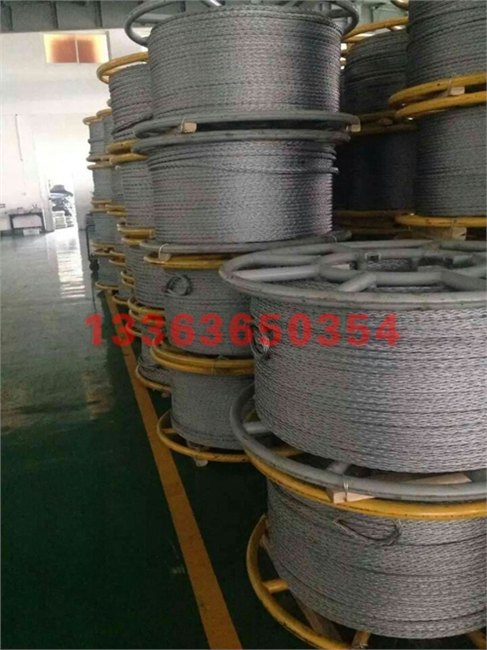 六方十二股防扭钢丝绳六方十二股防扭钢丝绳绞磨机牵引绳Φ15MM