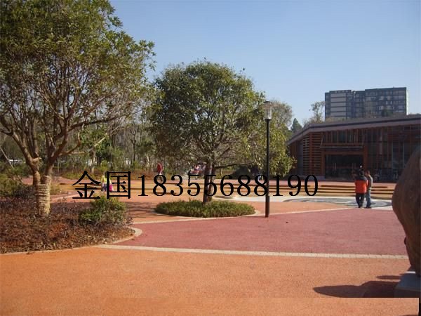 彩色水泥压花地面市场价