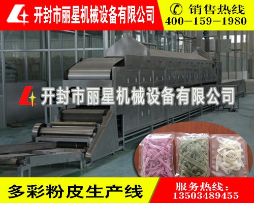 山东多彩果蔬粉皮加工机视频