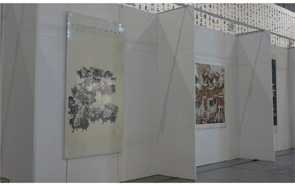 多功能可重复使用的铝合金折叠展柜