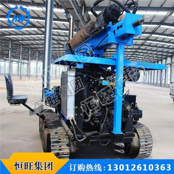恒旺厂家直销HZQX-300L多功能打桩机气动两用螺旋打桩机