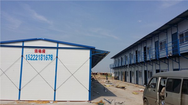 供应低价可回收天津彩钢房 直销工地岩棉防火塘沽活动房