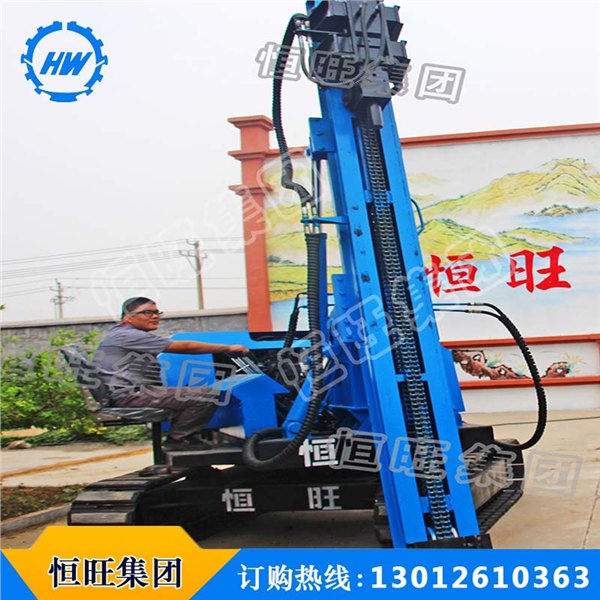 恒旺厂家直销HWZGX-600L压桩机旋转360°履带按桩机