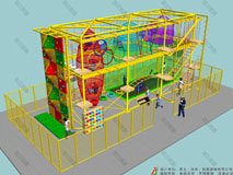大型儿童户外拓展攀岩训练 室内游乐园拓展器材设备厂家