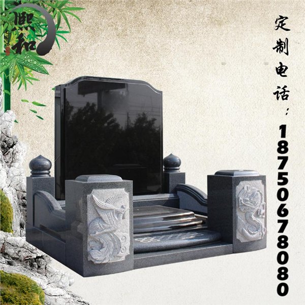 传统花纹式墓碑大量出售 厂家直销 豪华石雕墓碑石雕墓碑花岗岩