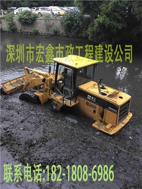 东莞 河涌清淤河道清理箱涵清淤