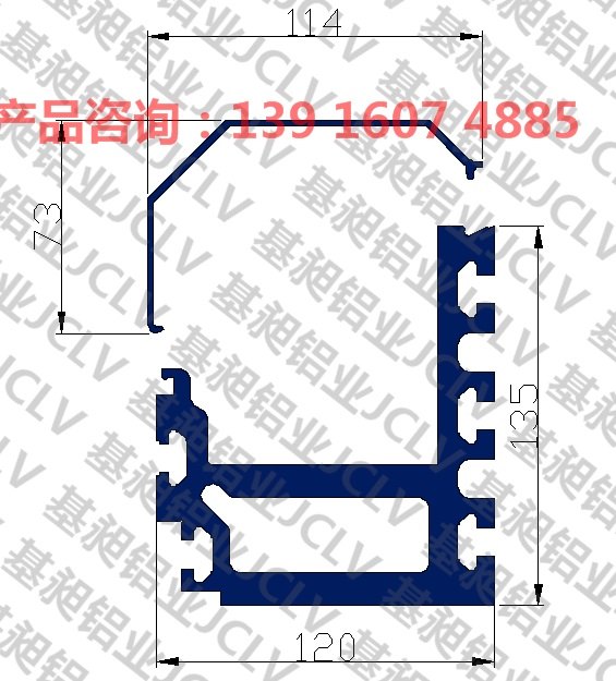 摩擦线老化线铝型材带盖子 图 价格  厂家供应