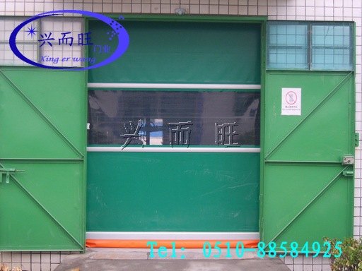 无锡兴而旺门厂大量批发pvc快速门、pvc快速软帘门、高速门等