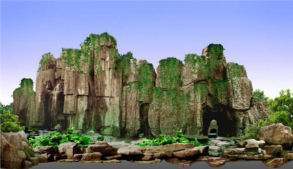 供应唐山假山设计，唐山假山制作，唐山假山施工