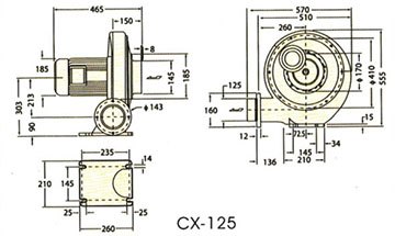 CX-75中压鼓风机厂家