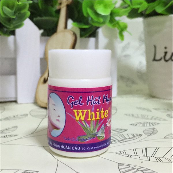 泰国white芦荟胶祛黑头特效鼻贴