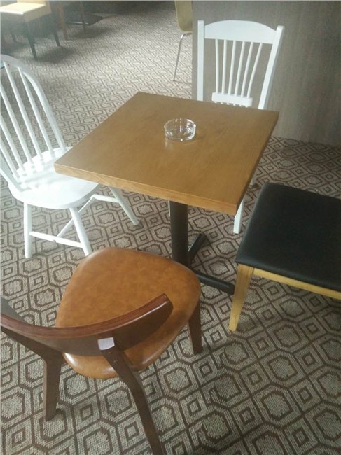 北欧咖啡厅实木茶几 甜品奶茶店桌椅组合 西餐厅餐桌椅蛋糕