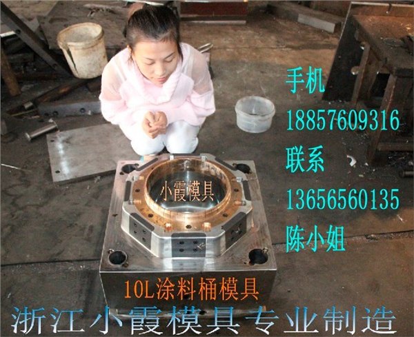 台州注射模 9L八角密封桶塑料模具 8L八角密封包装桶塑料模具多少钱