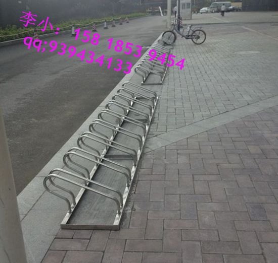 无接缝的螺旋自行车停车架