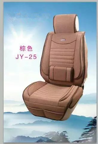 厂家批发 汽车坐垫 全亚麻四季座垫 全包围 四季通用汽车座套