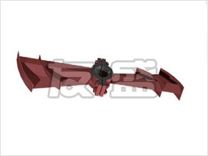 BJ型菱臂弧叶整体桨式搅拌器