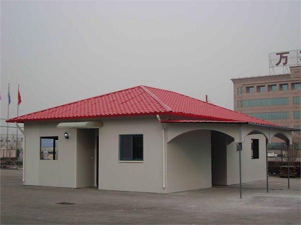 工地复合板保暖山西彩钢房  四坡五脊太原异型彩钢房