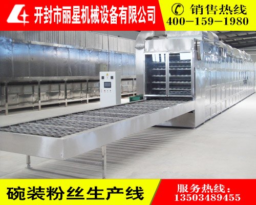 福州水晶方便粉丝生产线现场