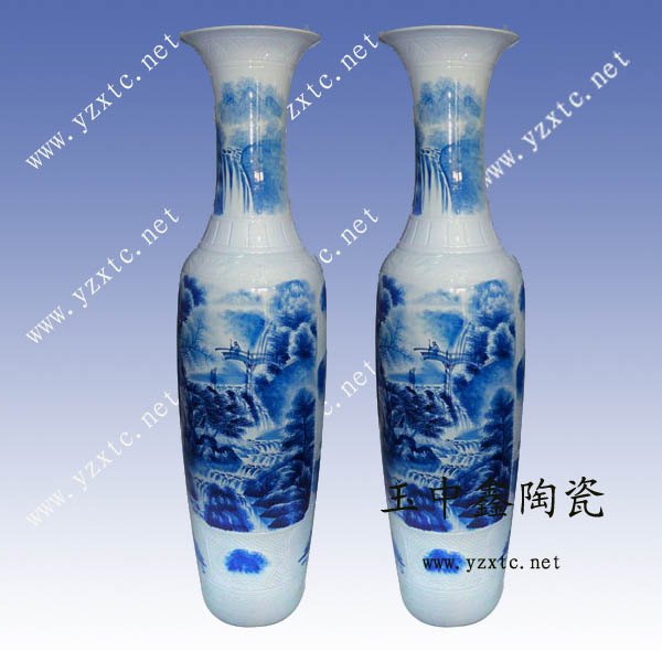高档礼品花瓶 招财风水花瓶 景德镇陶瓷厂家定做