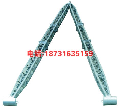 组塔立杆工具 铝合金框架式抱杆人字内悬浮抱杆 