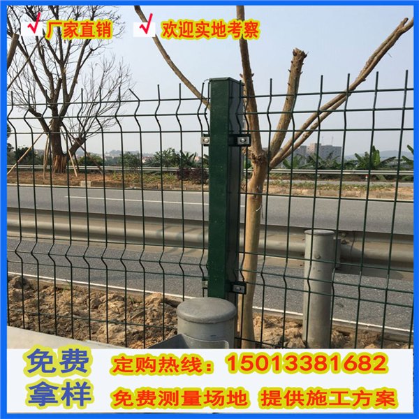 看守所防护网围栏 Y型柱牢固护栏 厂家定做 工地围栏网绿色铁丝网