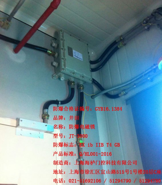 吉安防爆电锁公司推荐上海海栌门控生产JT-3000本安防爆磁力锁