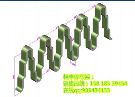 深圳铝合金停车架是卡位式的吗