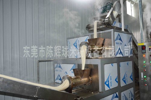 CHQ800型自动化干米粉生产线3人操作