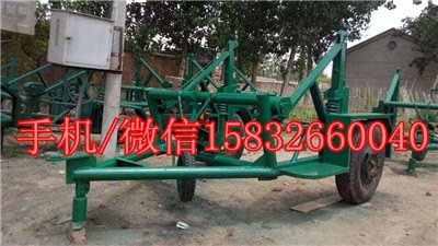 10吨电缆拖车 电缆盘轴拖车 线盘搬运车