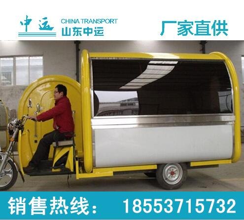 中运批量销售多功能早餐车 巴士四轮小吃车参数报价