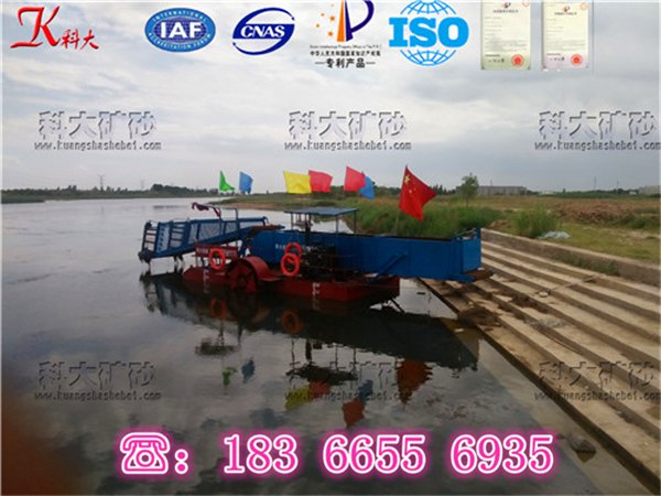 快速清理荷叶的设备、割草船清理效果好