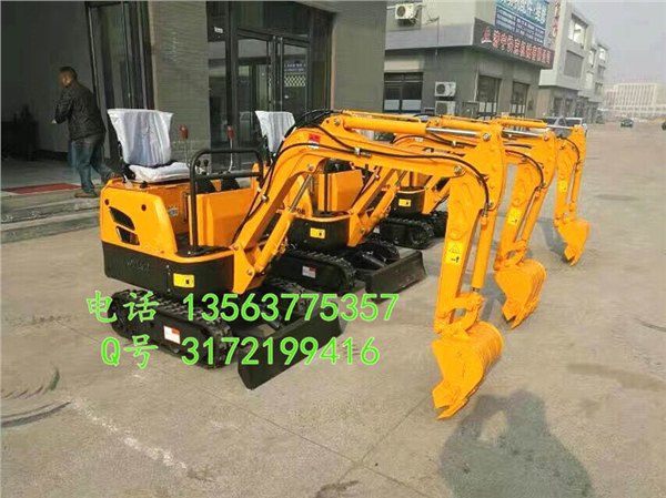 履带行走的小型挖掘机价格 微型农用挖沟机工作视频