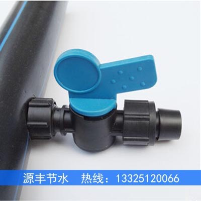 滴灌PE管旁通如何连接滴灌管