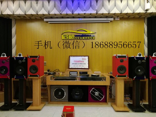 起亚索兰托欣赏每个精彩瞬间启籁汽车音响改装店瑞典DLS深圳福田喇叭安装