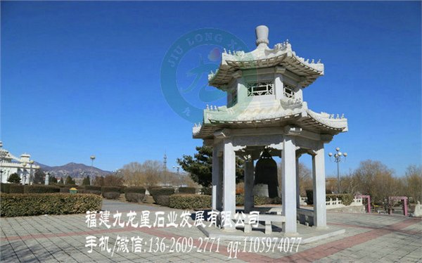 花岗岩石亭 石雕凉亭厂家 石制凉亭定做